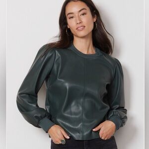 Evereve LAMade Tinsley Faux Leather Top